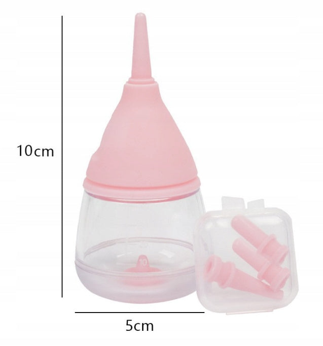 RABBIT PUPPY KITTEN FEEDING BOTTLE + SPARE PACIFIERS SET Material silicone