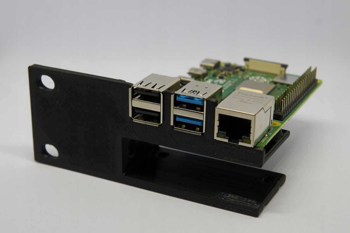 RACK 1U housing holder for Raspberry Pi4 (left side, disk) Manufacturer code 5905280377376