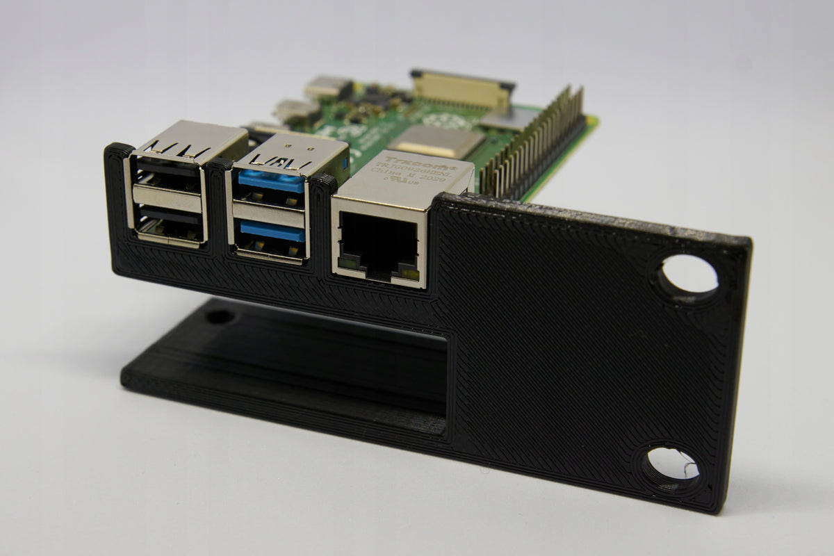 RACK 1U housing holder for Raspberry Pi4 (right side, disk) Manufacturer code 5905280377369