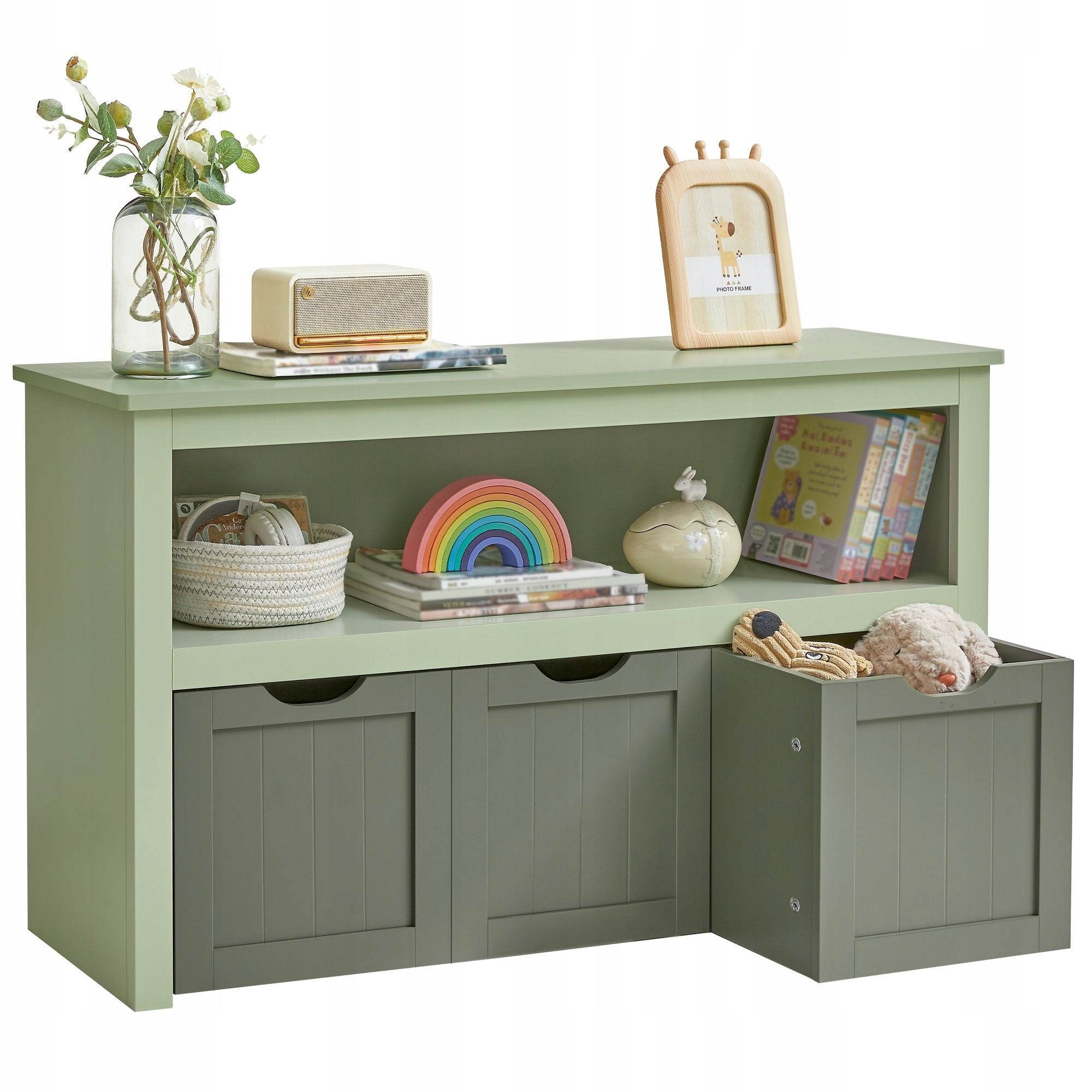 RACK Toy cabinet children's clothes 30 x 102 x 60 GREEN Manufacturer code LHS380C02