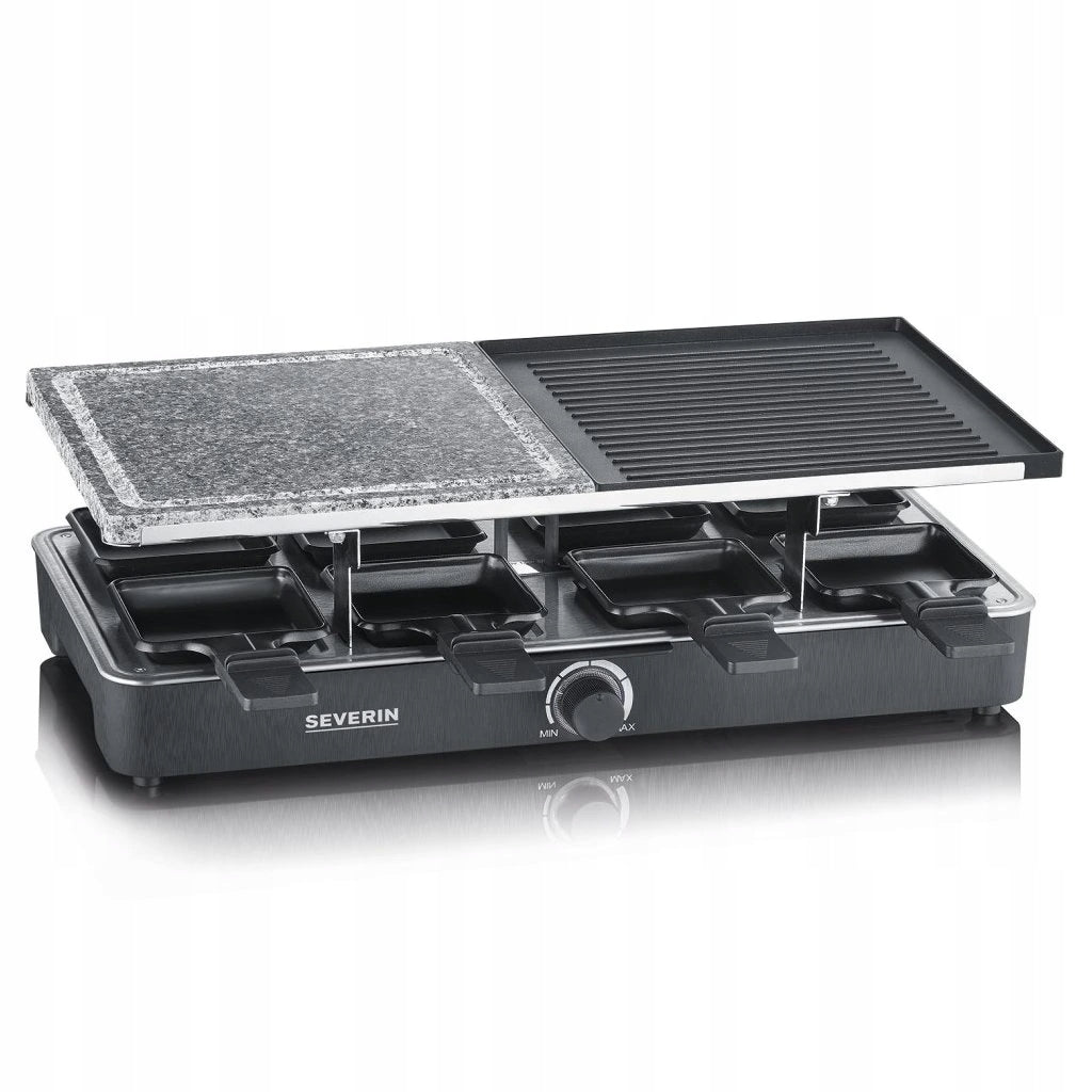 RACLETTE ELECTRIC GRILL SEVERIN RG 2371 STONE 1400W 8 PEOPLE