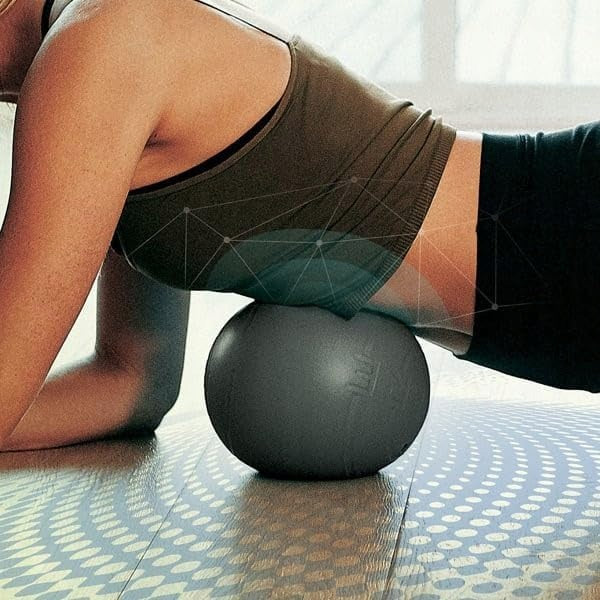 RAD Centre Massage Ball Multifunction Extra Soft 7 Inch Grey Brand RAD