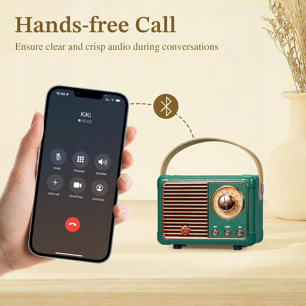 RADIO BLUETOOTH SPEAKER AM FM SW USB TF AUX WITH SPEAKERPHONE EAN (GTIN) 0099474838493