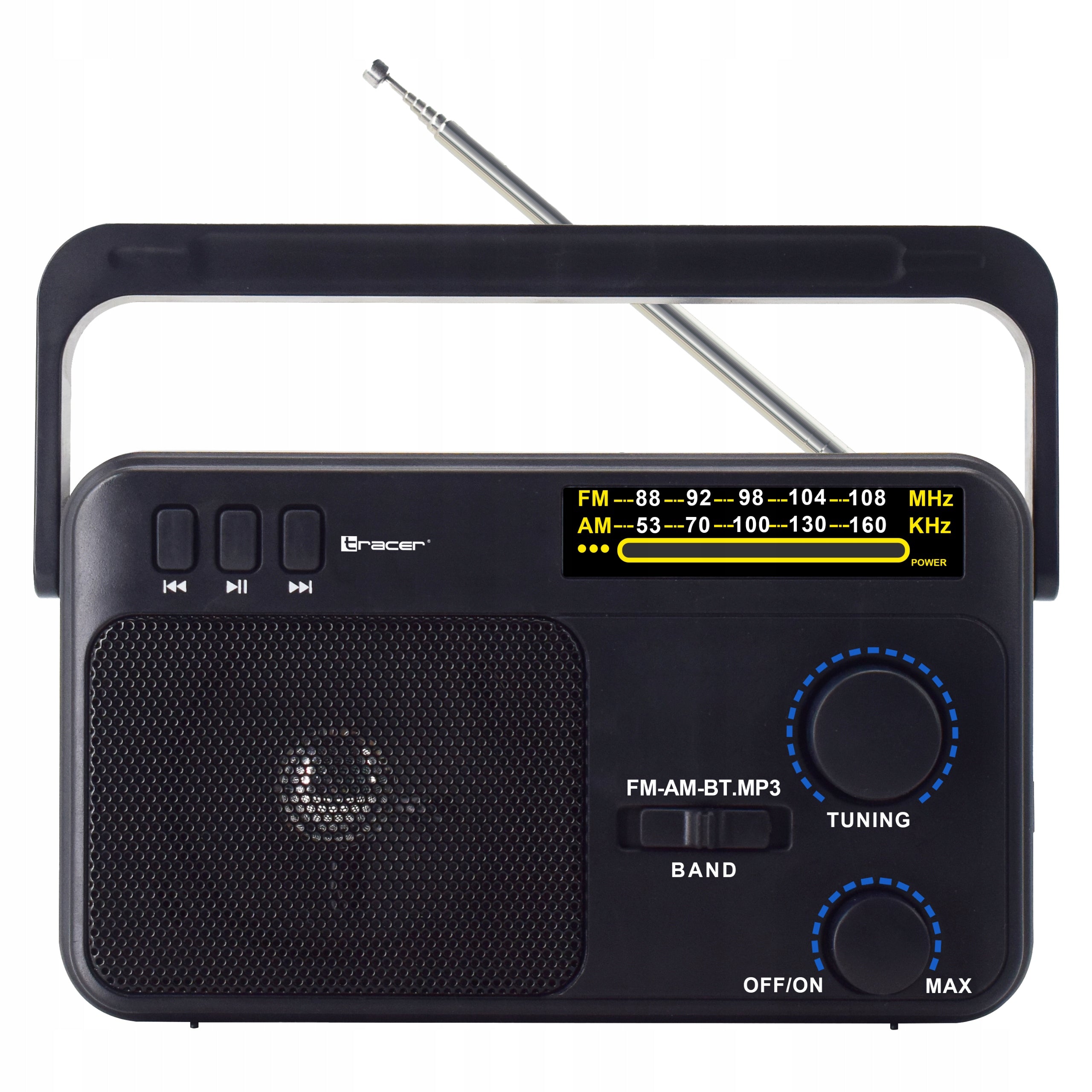 RADIO FM AM PORTABLE KITCHEN BLUETOOTH USB AUX MICRO SD NETWORK ANTENNA