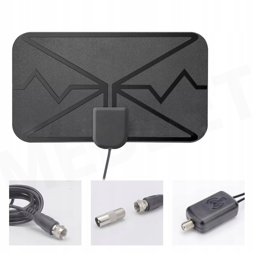 RADIO FM ANTENNA + AMPLIFIER + 4 DIFFERENT ADAPTERS FOR CINEMA TOWER RADIO ETC Brand no brand