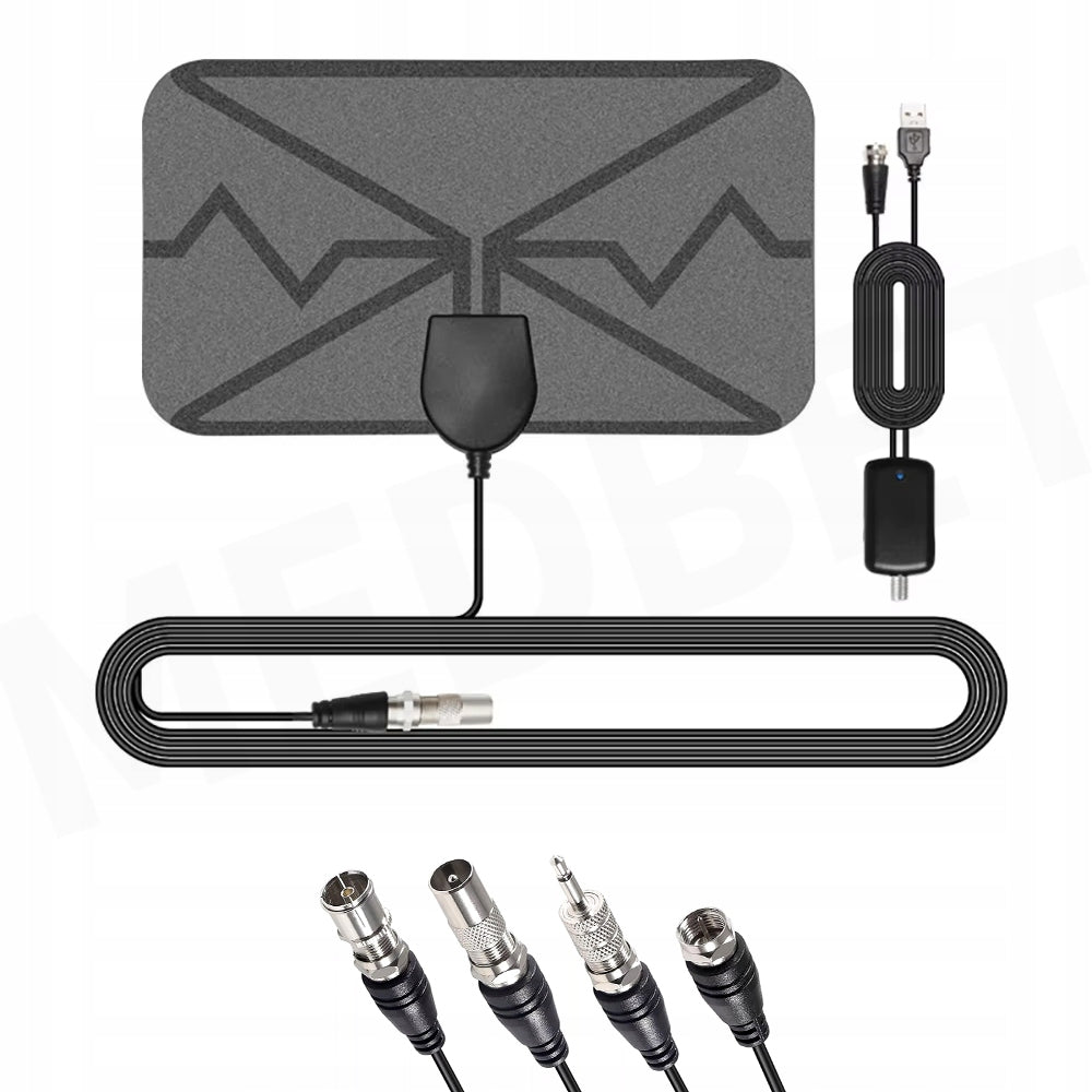 RADIO FM ANTENNA + AMPLIFIER + 4 DIFFERENT ADAPTERS FOR CINEMA TOWER RADIO ETC