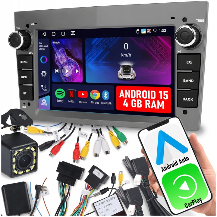 RADIO FOR OPEL VECTRA C ZAFIRA ASTRA H VIVARO MERIVA SIGNUM ANDROID 4 GB RAM