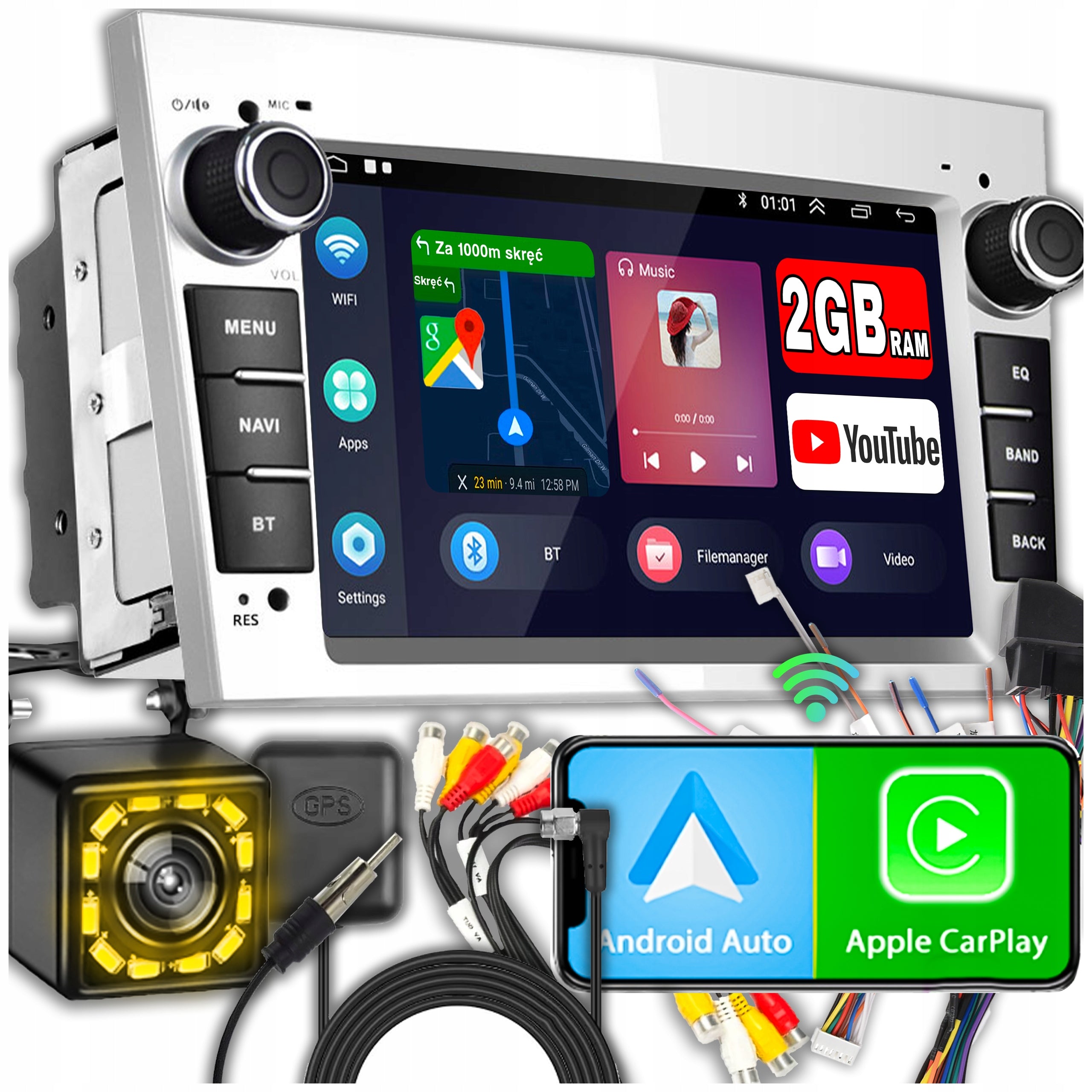 RADIO FOR OPEL VECTRA C ZAFIRA ASTRA H VIVARO MERIVA SIGNUM ANDROID CARPLAY