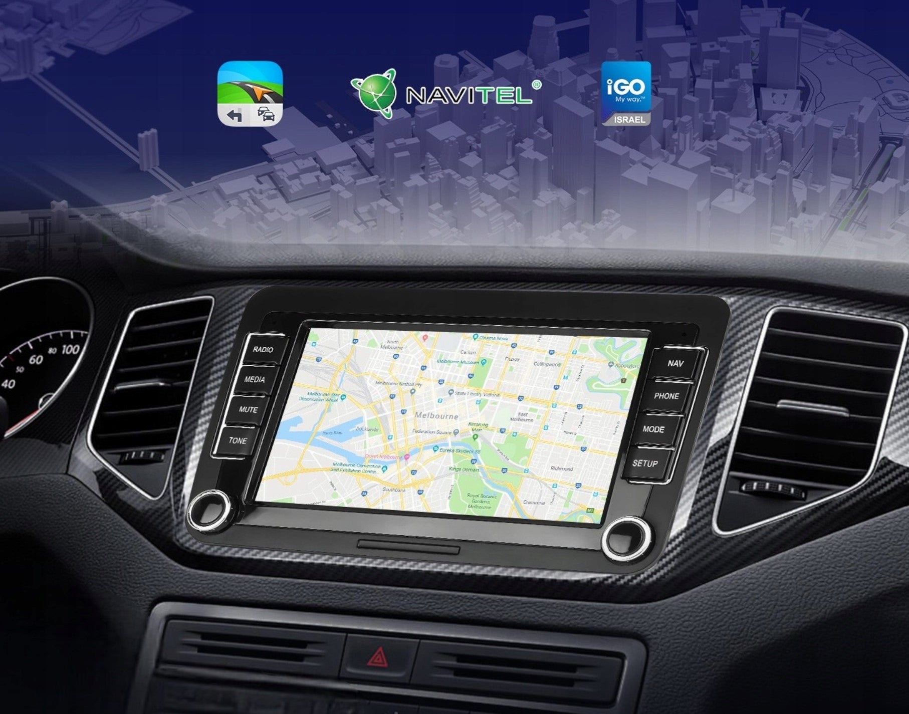 RADIO FOR VOLKSWAGEN SEAT SKODA VW PASSAT B6 B7 GOLF 5 V 6 VI ANDROID WIFI Packaging status original
