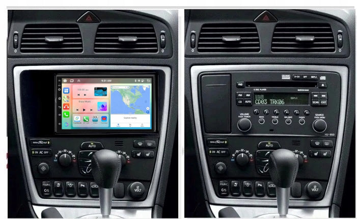 RADIO GPS ANDROID NAVIGATION VOLVO XC70 S60 V70 2005-2009 CARPLAY 6GB 128GB Manufacturer code A3565 065/025