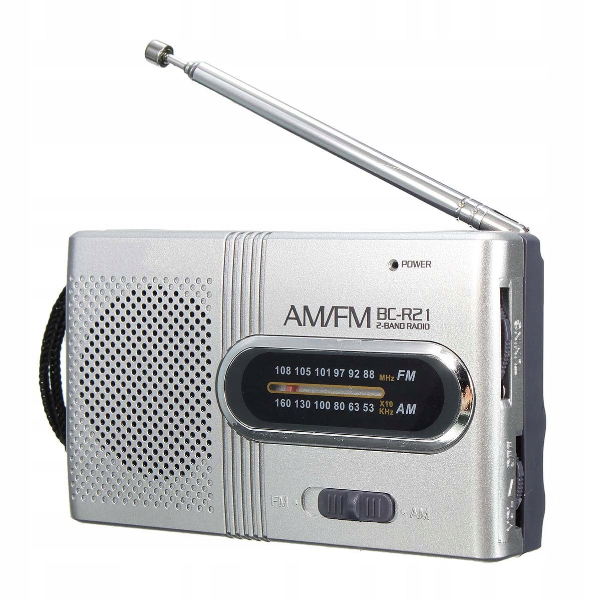 RADIO MINI PORTABLE FM BATTERIES SCALE Batteries included yes