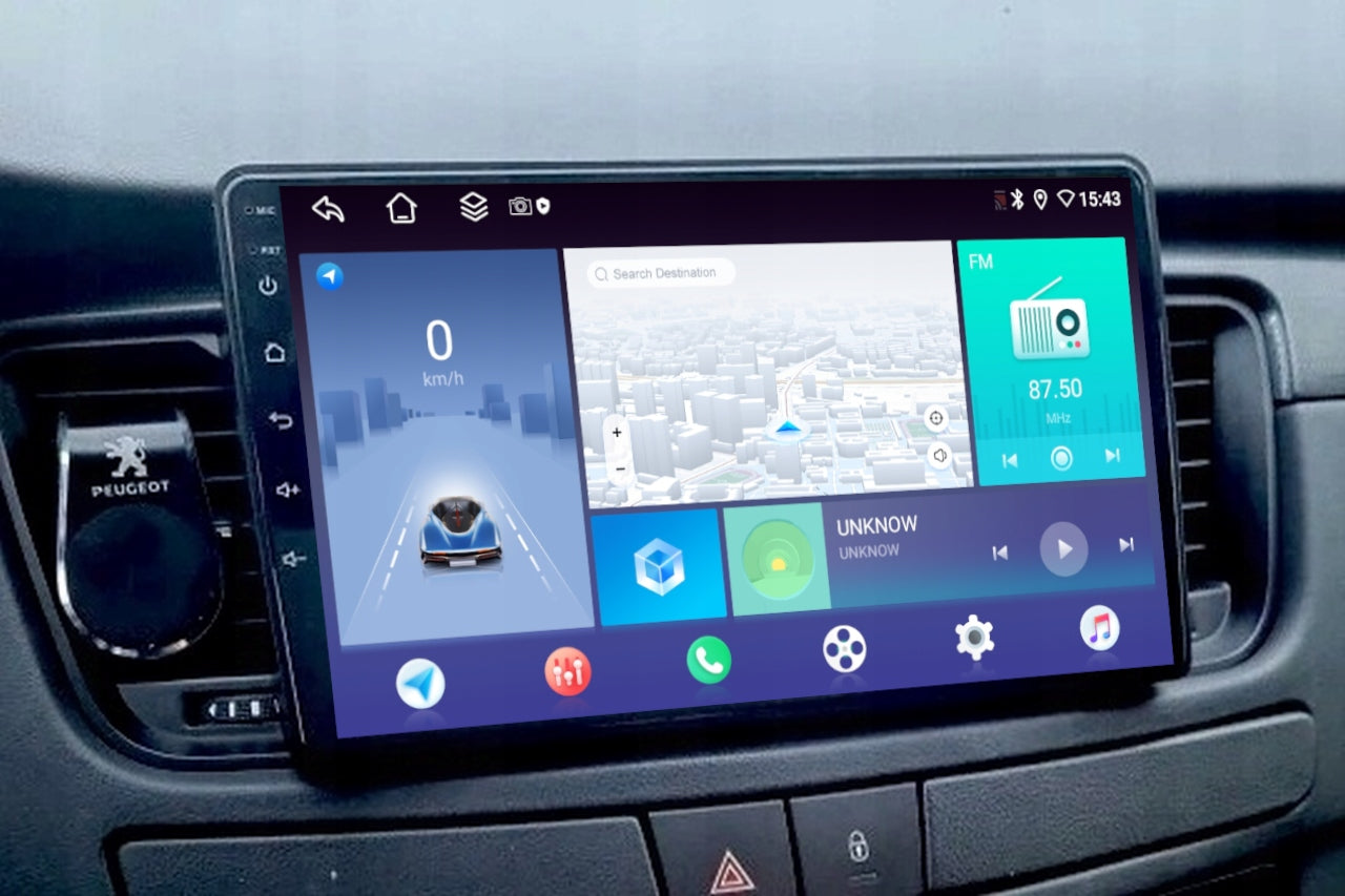 RADIO NAVIGATION ANDROID CARPLAY PEUGEOT 508 4GB 64GB SIM Packaging status original
