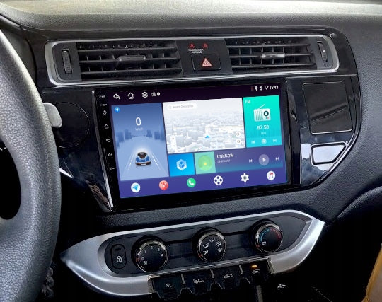 RADIO NAVIGATION CARPLAY ANDROID KIA RIO 2011-2015 4GB 64GB SIM Manufacturer code A400 0838