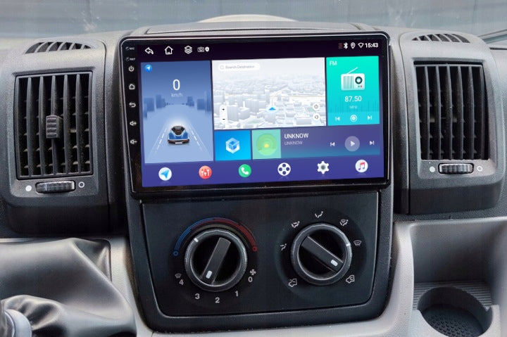 RADIO NAVIGATION CARPLAY GPS ANDROID PEUGEOT BOXER 2006-2015 4GB 64GB SIM Packaging status original