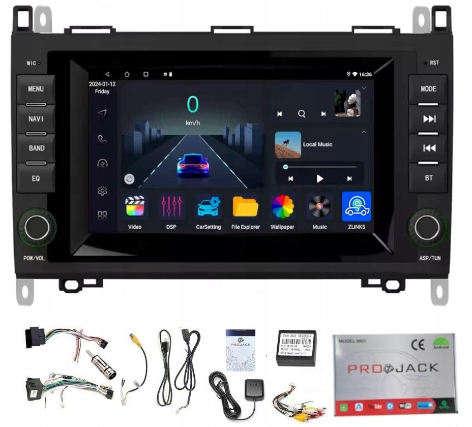 RADIO NAVIGATION GPS MERCEDES W169 W245 W639 W906 W906 4GB 64GB WIFI CARPLAY