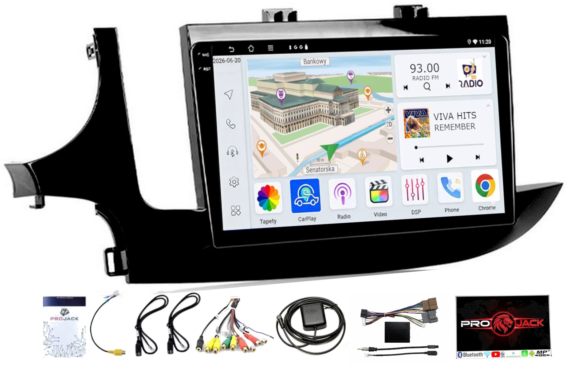 RADIO NAVIGATION GPS OPEL MOCHA X 2016-2019 WIFI CARPLAY USB 4GB 64GB