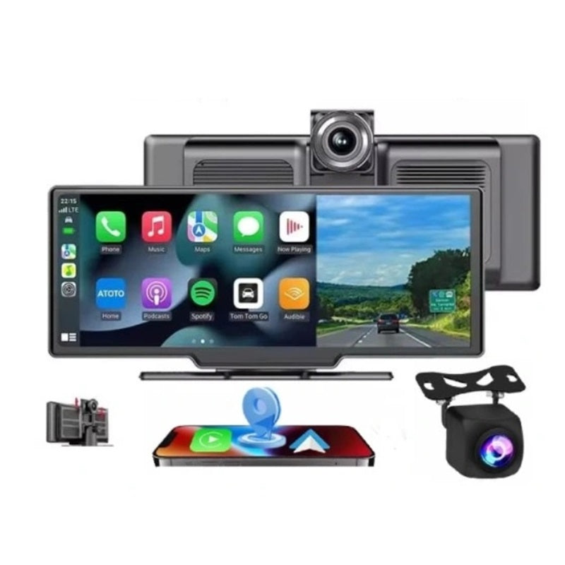 RADIO SCREEN MONITOR APPLE CARPLAY ANDROID AUTO VIDEO RECORDER