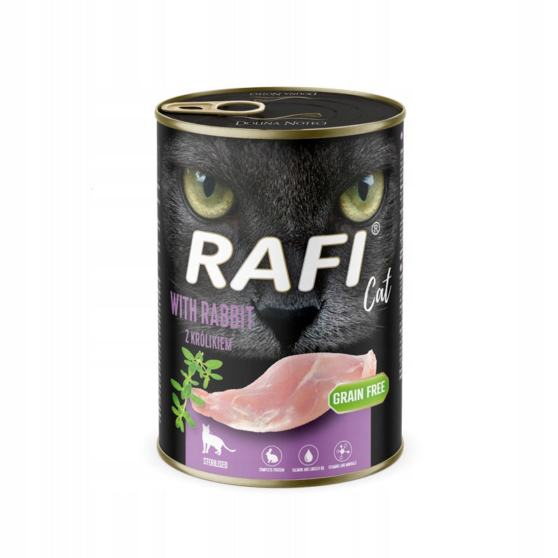 RAFI CAT ADULT wet cat food MIX OF FLAVORS 12x 400g Brand Rafi