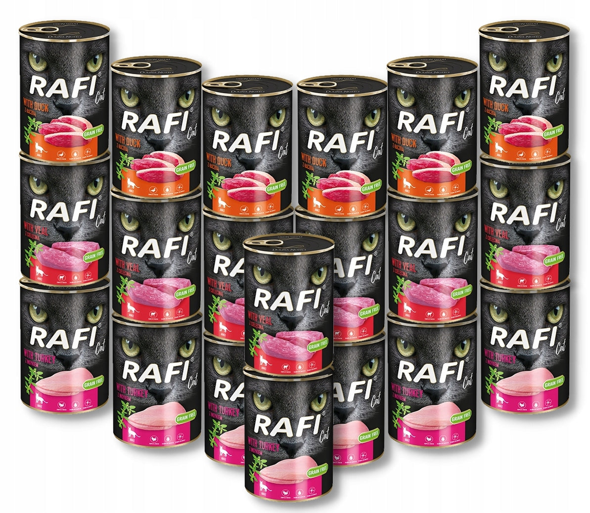 RAFI CAT Dolina Noteci MIX 3 Flavours CAT 20 x 400g