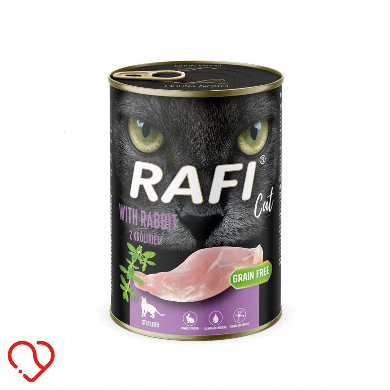 RAFI CAT - Rabbit 400g - Can Cat