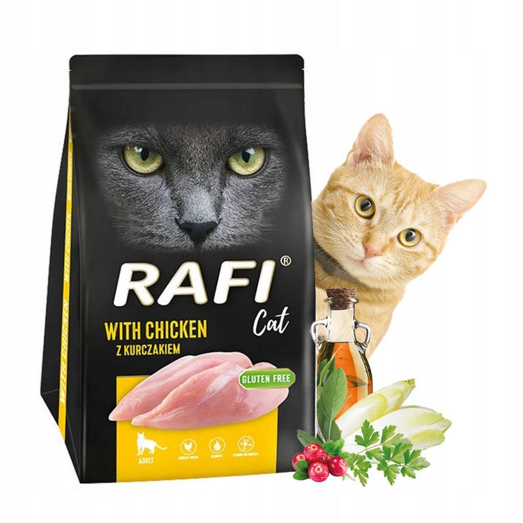 RAFI Cat with Chicken 1,5kg Dry Cat Food