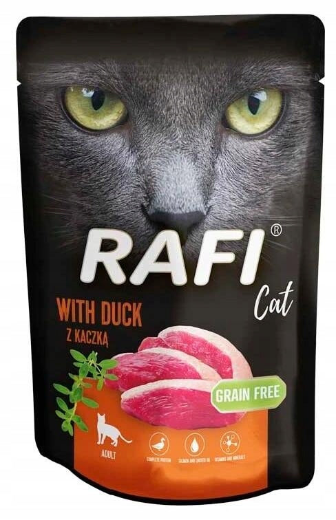 RAFI DUCK CAT FOOD 100G X10 Brand Rafi