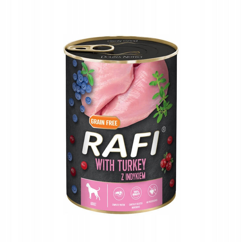 RAFI WITH TURKEY, BLUEBERRIES AND CRANBERRIES - DOG FOOD 400G