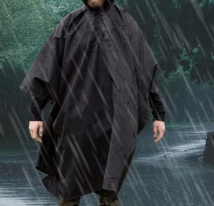 RAIN CAPE COAT JACKET PONCHO VINYL WITH HOOD PONCHO EAN (GTIN) 5906667186147