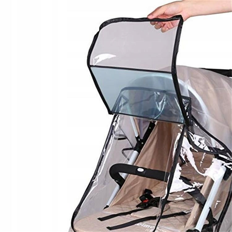 RAIN COVER FOR STROLLER UNIVERSAL BLACK EAN (GTIN) 5904119637643