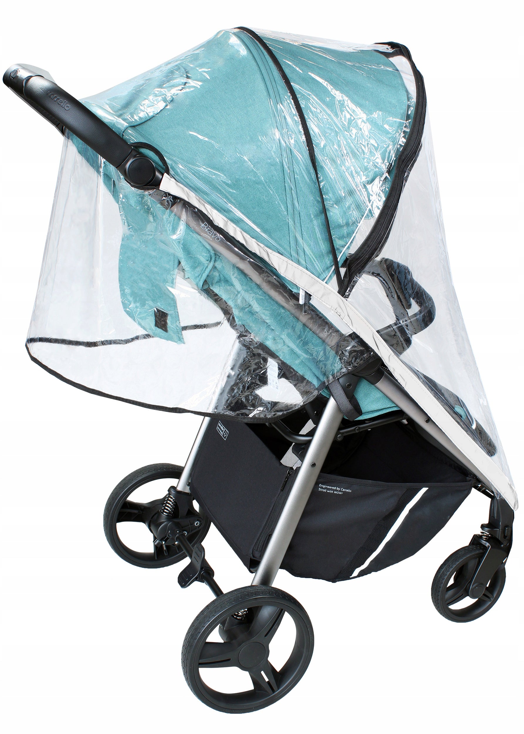 RAIN FILM WITH REFLECTIVE VENTILATION HOLES FOR CARRELLO STROLLER Brand BabySi