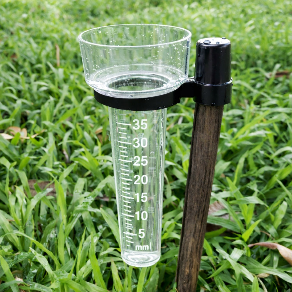 RAIN METER FOR MEASURING RAINFALL PRECIPITATION ON A STICK DRIVEN 35mm Brand Mensen