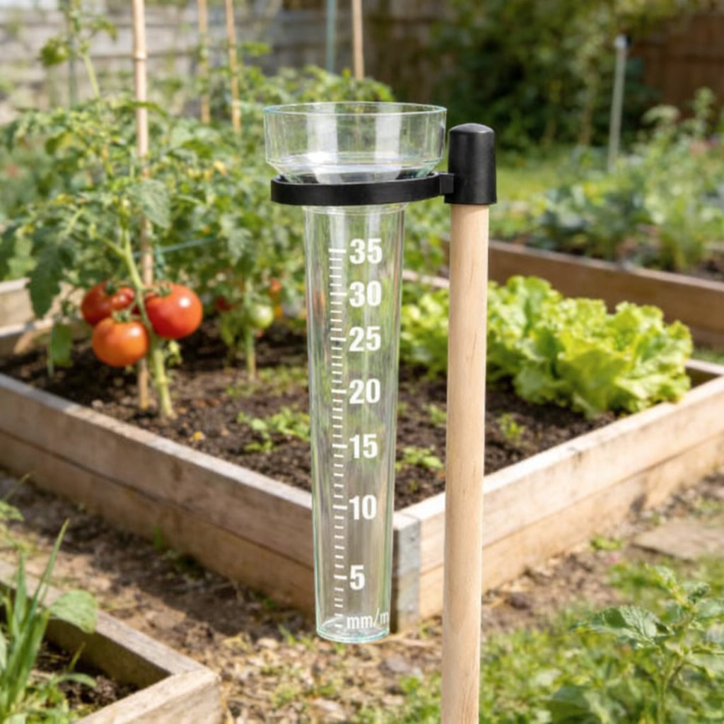 RAIN METER FOR MEASURING RAINFALL PRECIPITATION ON A STICK DRIVEN 35mm Product weight with unit packaging 0.25 kg