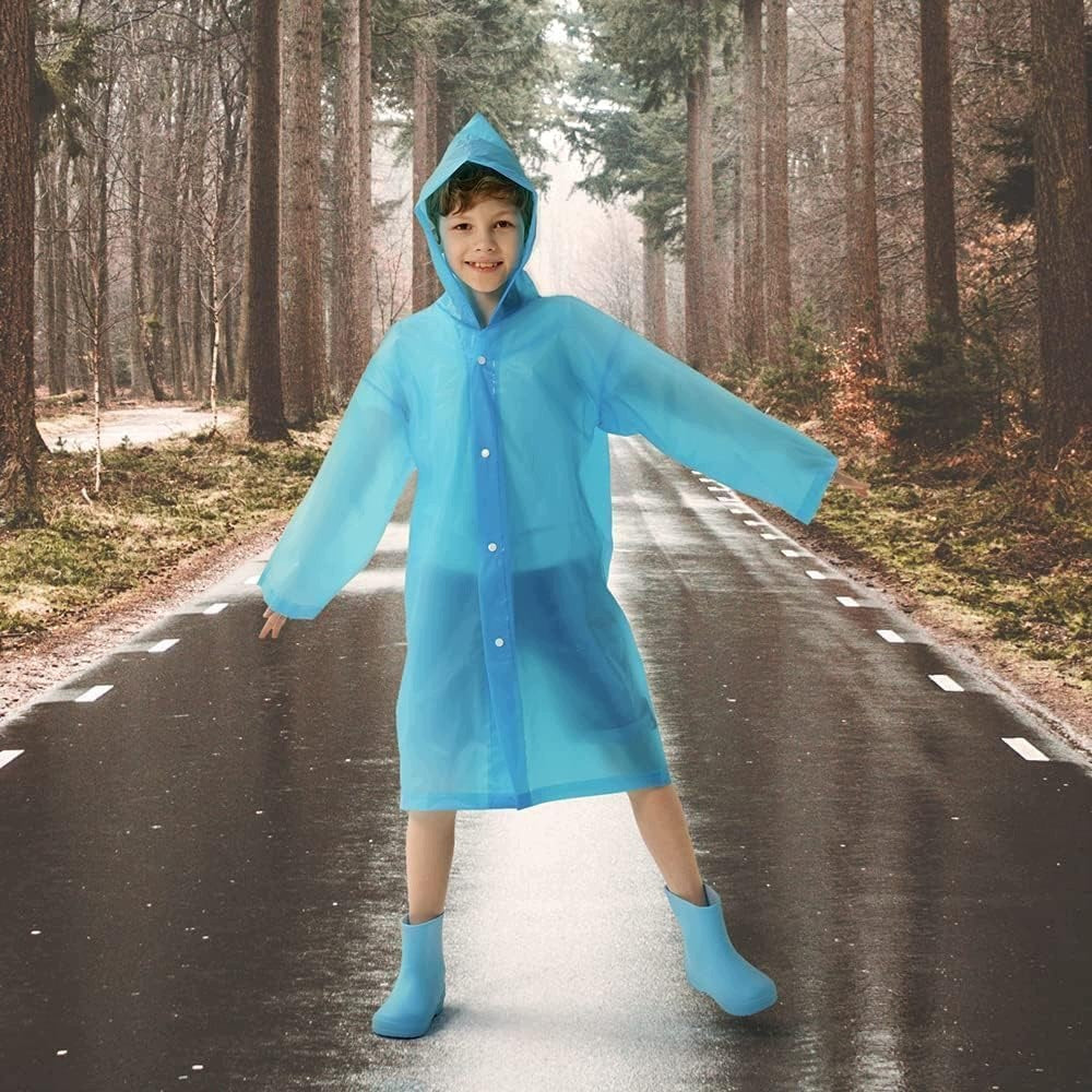 RAIN PONCHO 2 PIECES FOR CHILDREN WITH HOOD WATERPROOF Kind Other