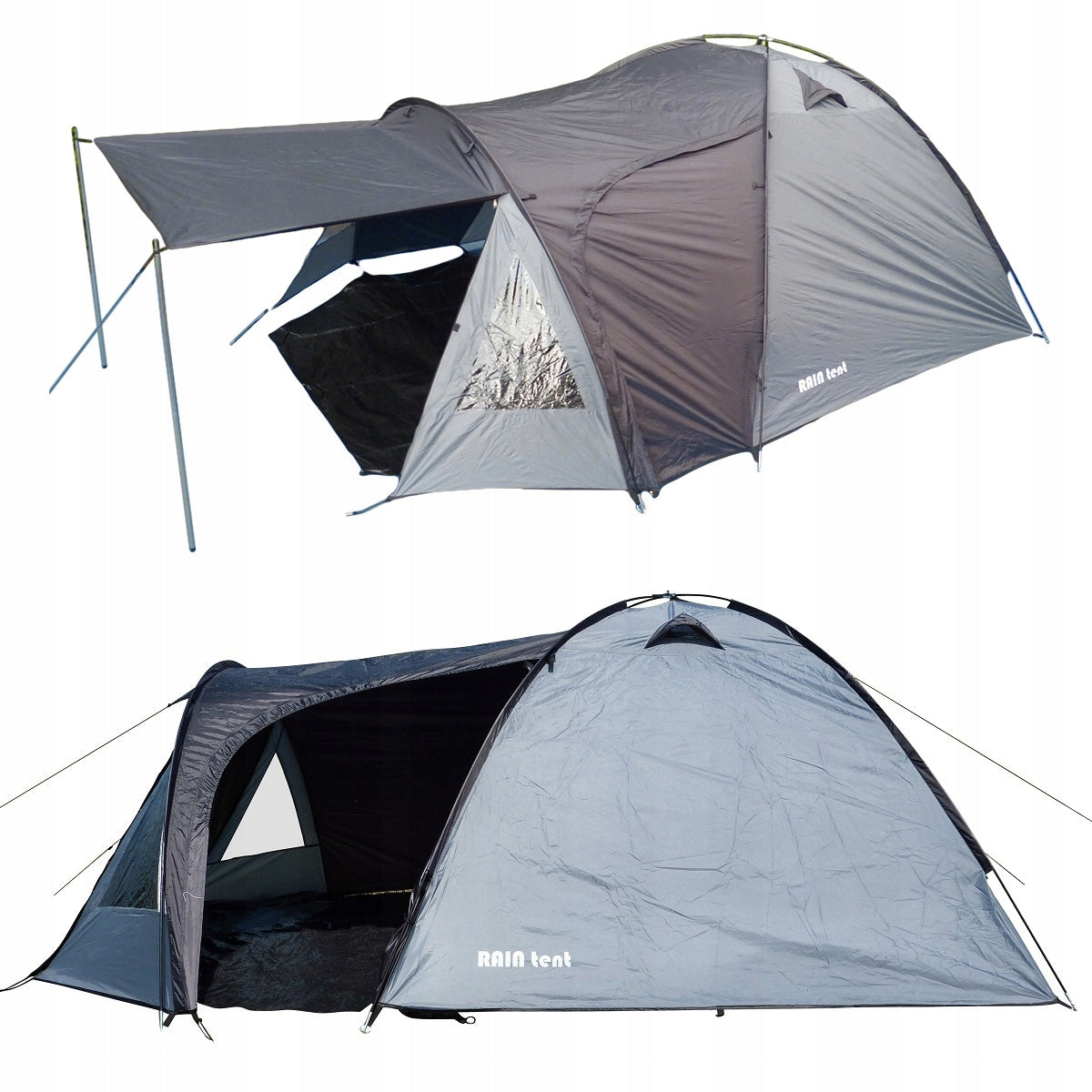 RAIN tent tourist tent 350x240cm. 4-person