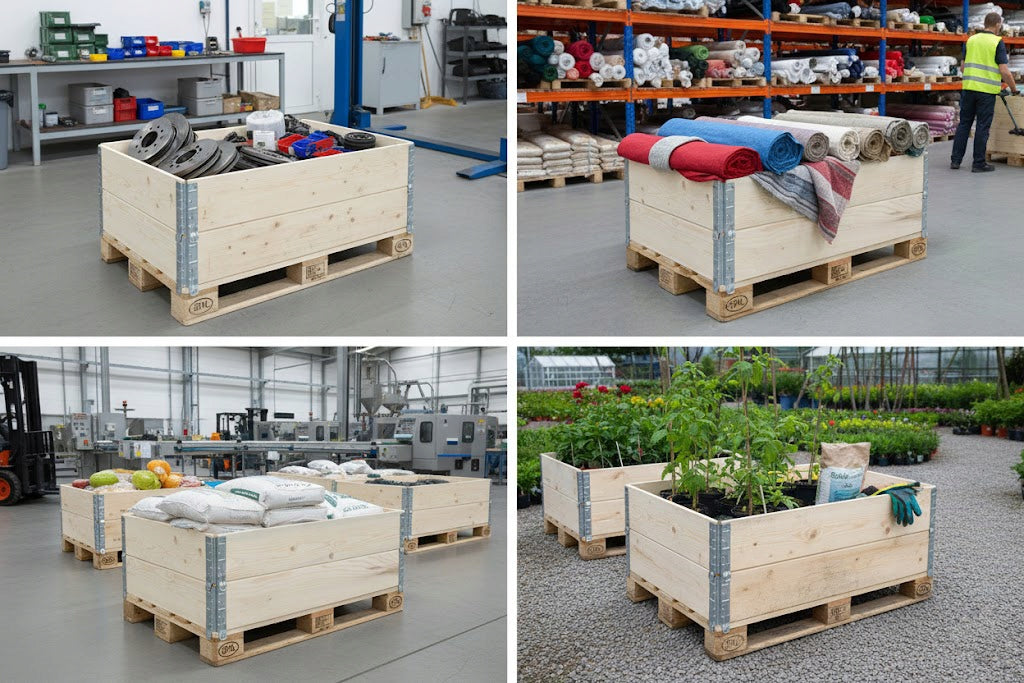 RAISED BED GARDEN VEGETABLE GARDEN HERBARIUM WOODEN CHEST 120X80CM Product weight with unit packaging 16 kg