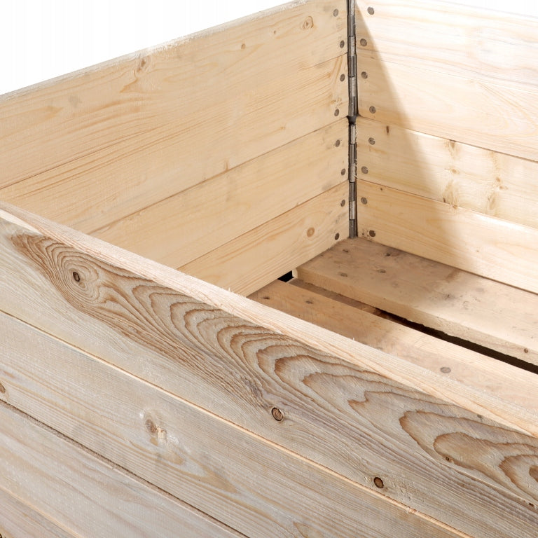 RAISED BED GARDEN VEGETABLE GARDEN HERBARIUM WOODEN CHEST 120X80CM Product width 120 cm