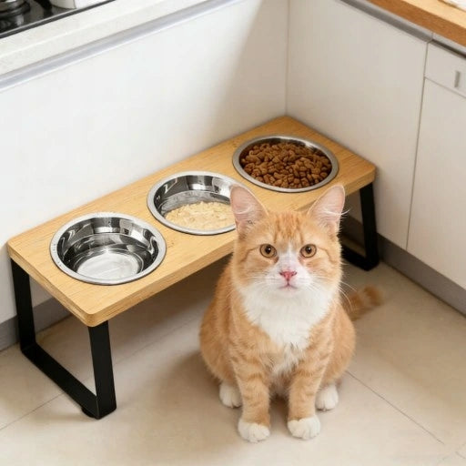 RAISED CAT BOWL, CAT FOOD BOWLS, RAISED Brand no brand