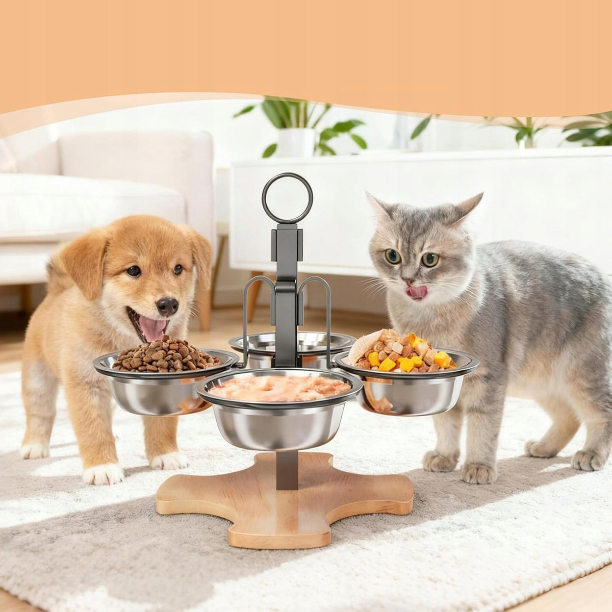 RAISED CAT BOWL, DOG FEEDING STATION, FOOD BOWLS Brand no brand