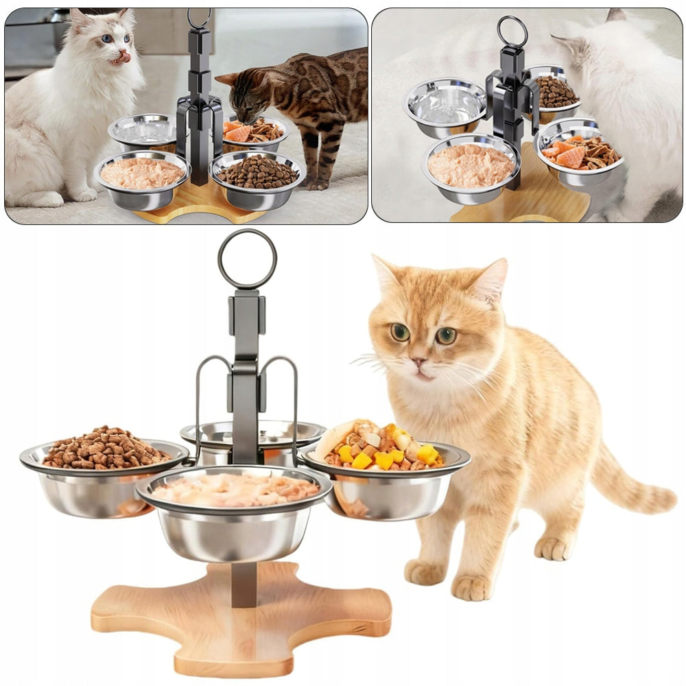 RAISED CAT BOWL, DOG FEEDING STATION, FOOD BOWLS