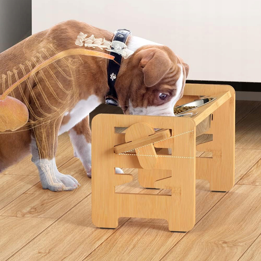 RAISED DOG AND CAT FOOD BOWL RAISED DOG BOWL Material metal