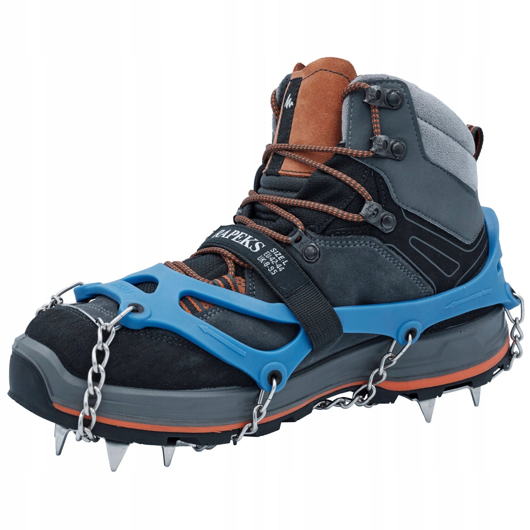 Schuhbeschläge Rapeks ICETRAK L (42-44), blau 