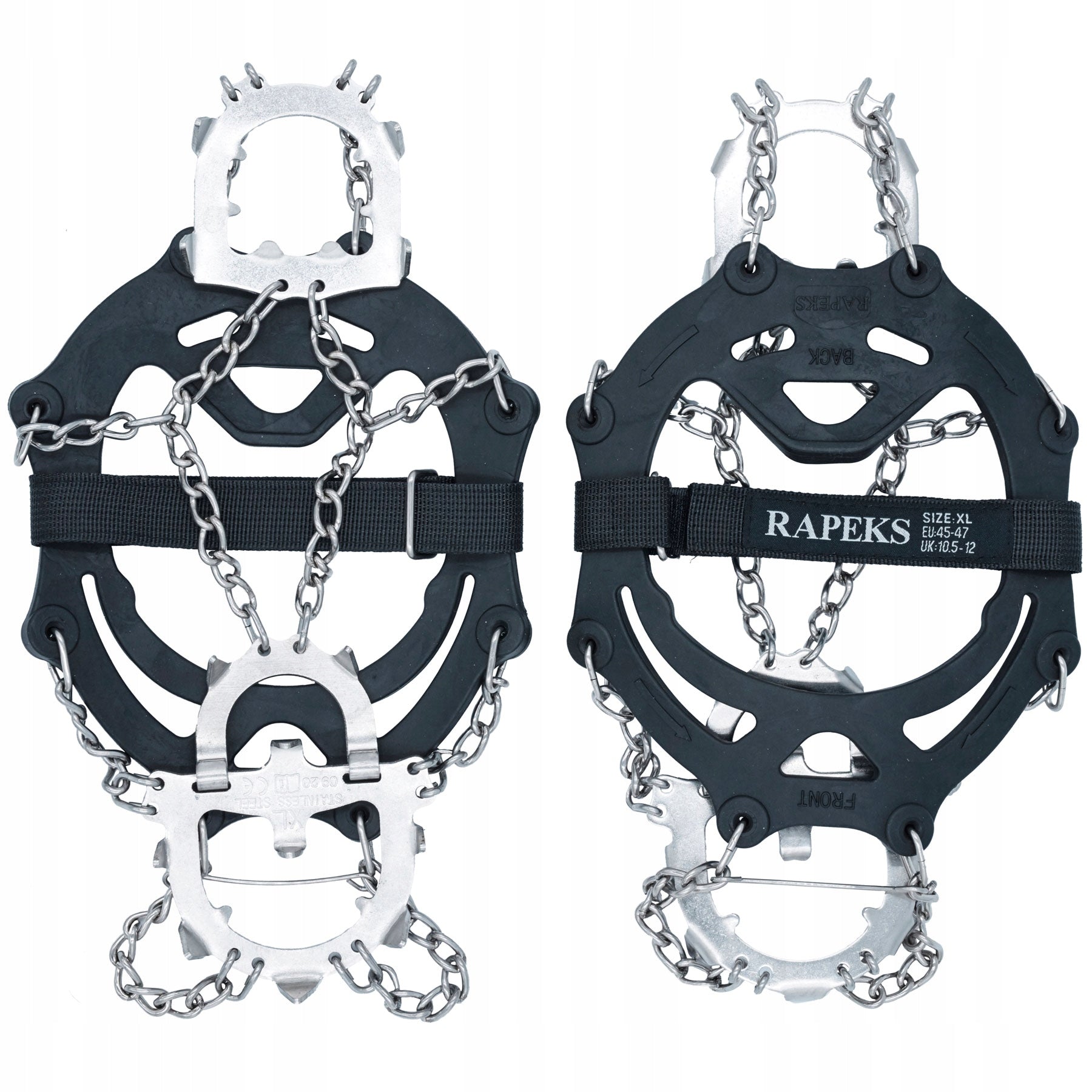 Schuhbeschläge Rapeks ICETRAK XL (45-47), schwarz 