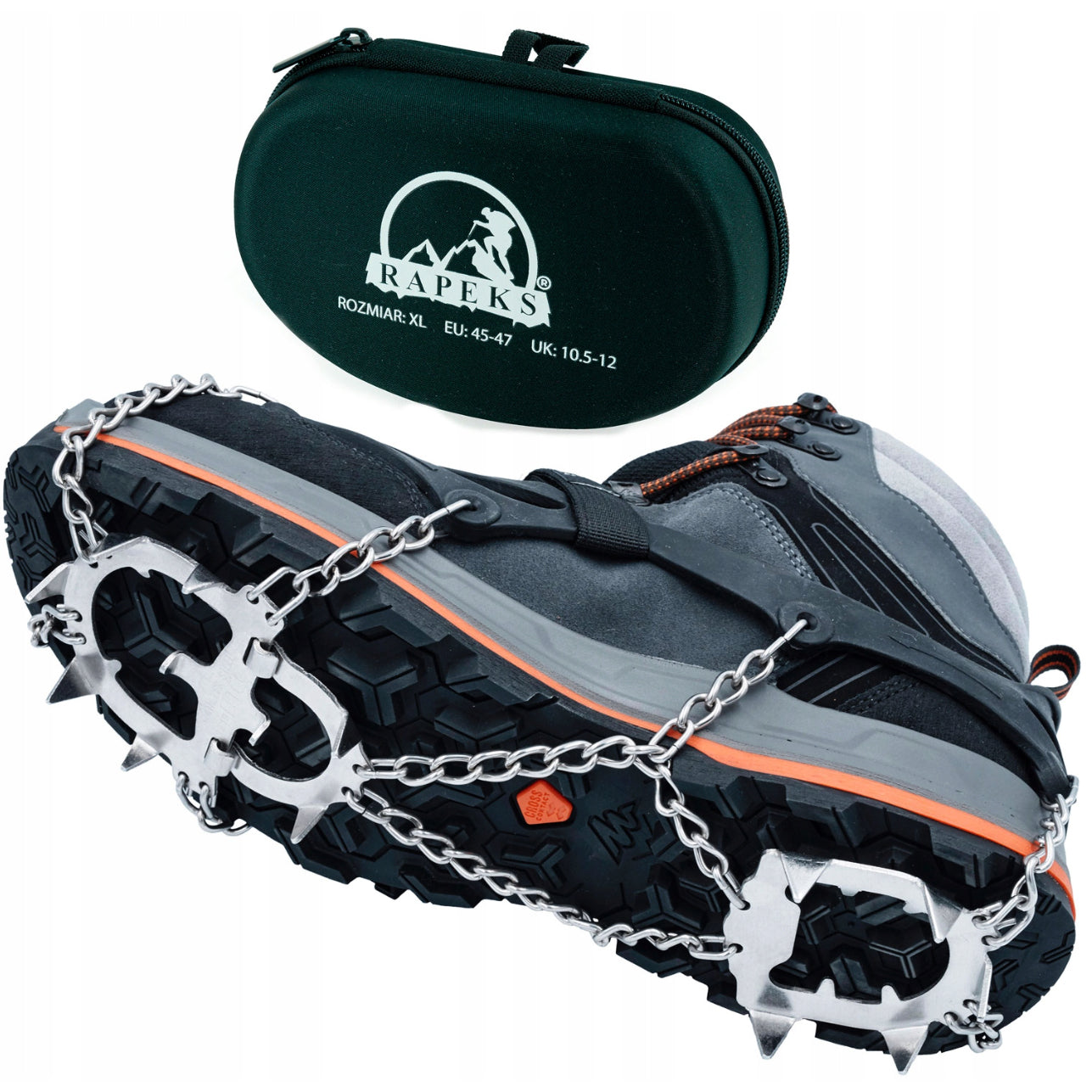 Schuhbeschläge Rapeks ICETRAK XL (45-47), schwarz 