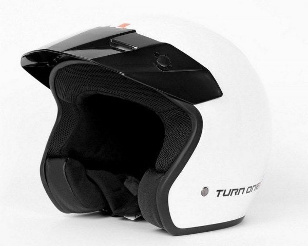 RALLY HELMET KJS HOMOLOGATION TURN ONE SIZE M Manufacturer's catalog number 8TOFS727BM-BIAŁY