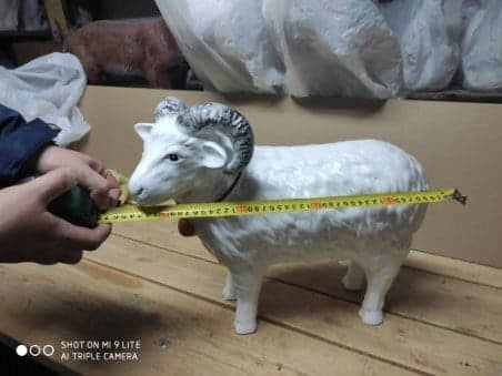 RAM SHEEP RAM FIGURINE GARDEN ORNAMENT Manufacturer no brand