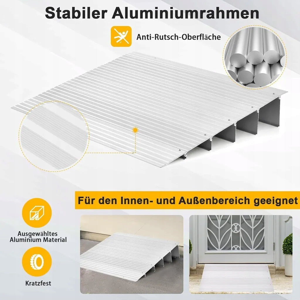 RAMP FOR TROLLEY FOR DOOR THRESHOLD UP TO 317 KG HEIGHT 13 CM Brand Costway