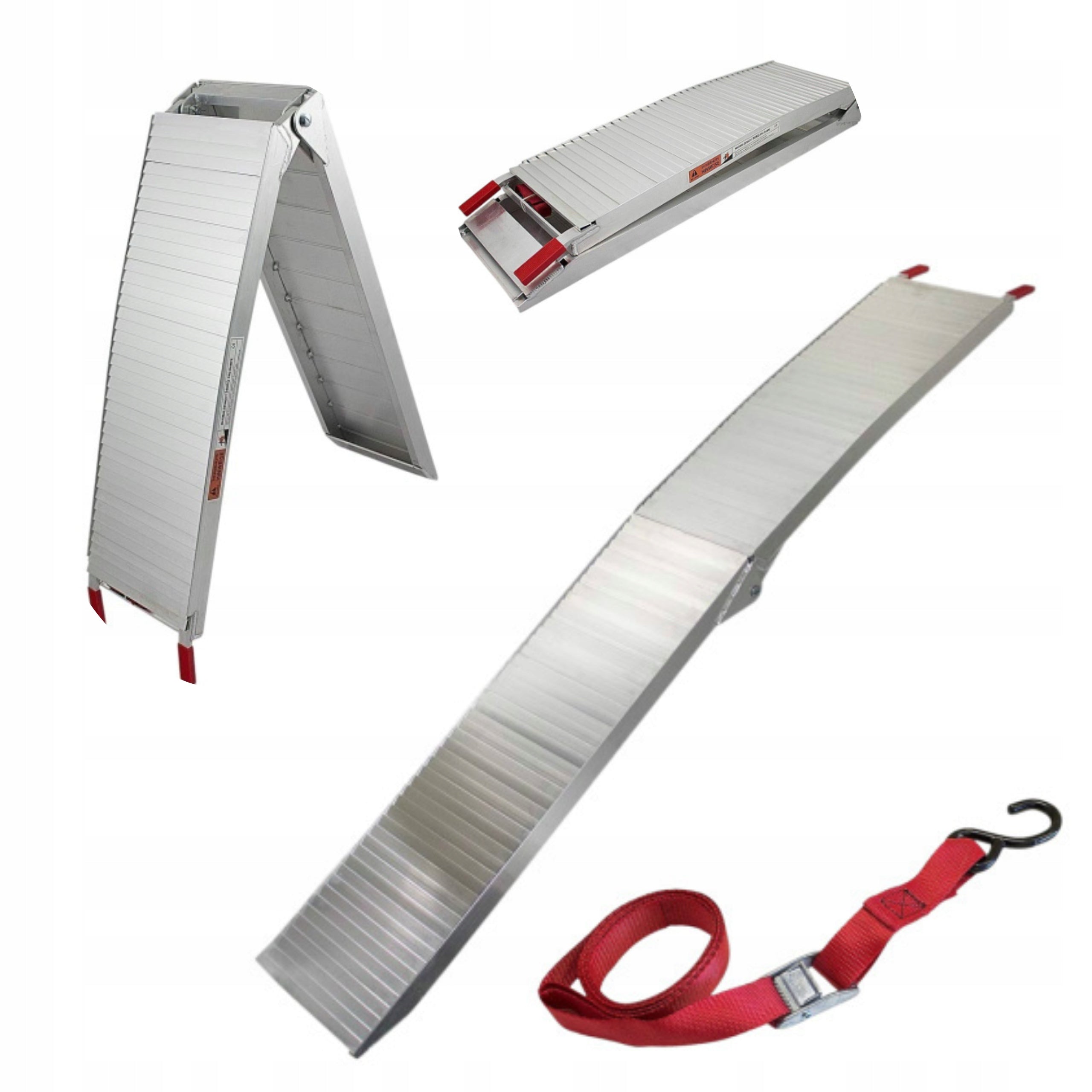 RAMP OVERRUN ALUMINUM DRIVEWAY UP TO 340kg FOLDING NON-SLIP