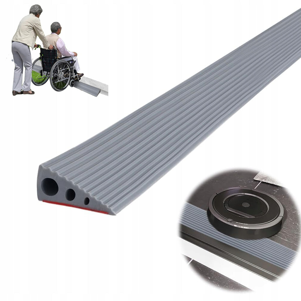 RAMP Silicone THRESHOLD STRIP 90*6*2CM FOR WHEELCHAIR AND WALKER