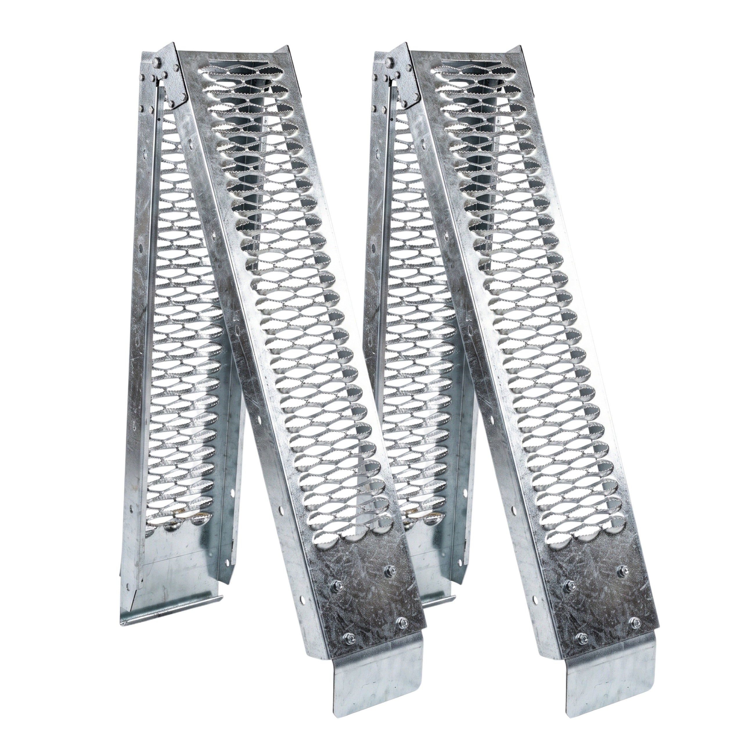 RAMPS FOLDING RELOADING RAMP DRIVEWAY 195cm 400kg OVERRUN X2