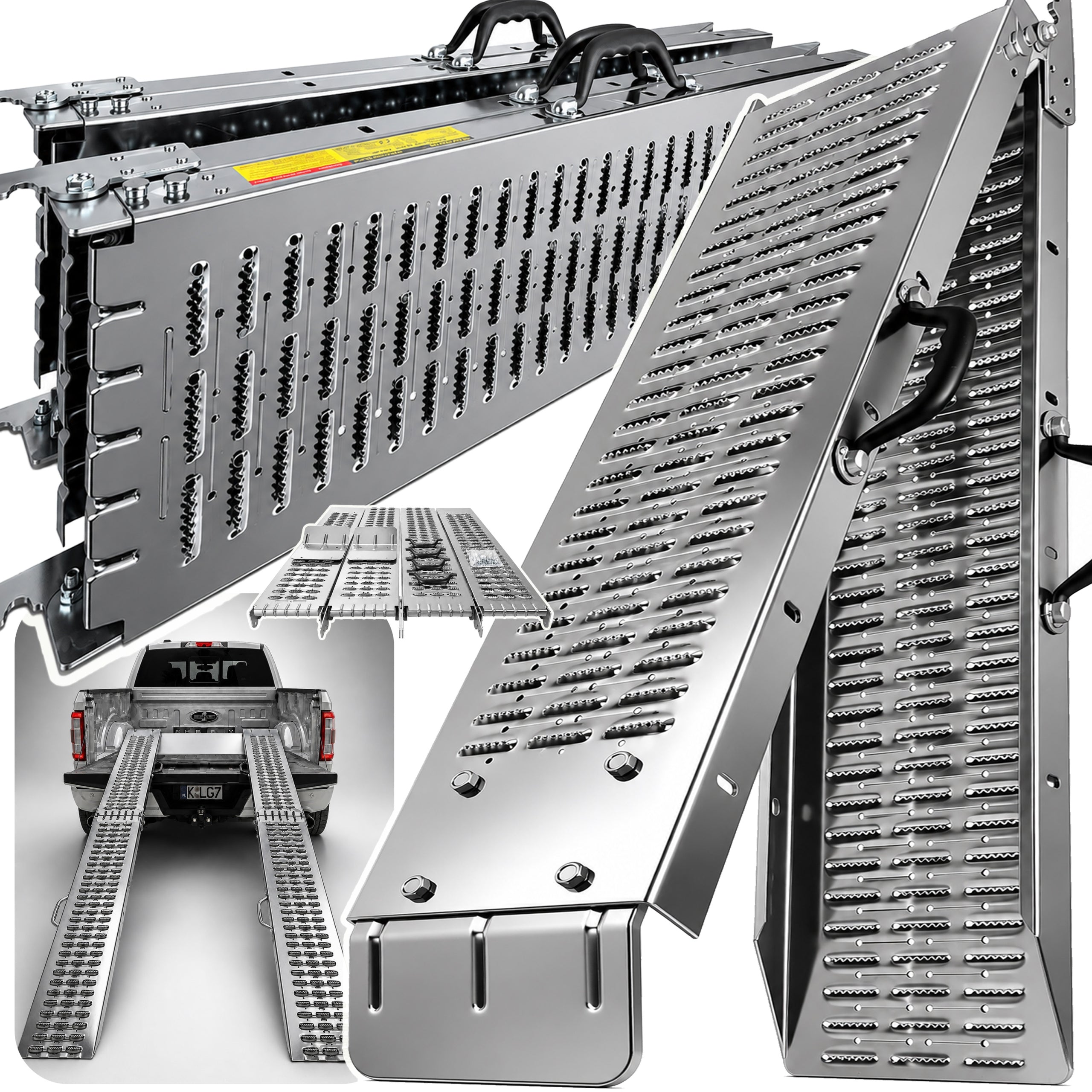 RAMPY Overrun folding ramp FOR QUADA ATV 500KG TM026 toolme